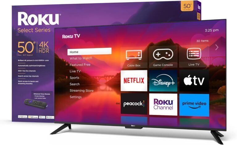 Roku Smart TV – 50-Inch Select Series 4K HDR